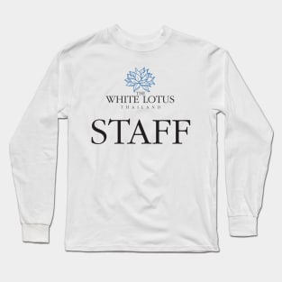 White Lotus Staff Long Sleeve T-Shirt